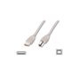 Digitus  AK-300102-018-E 1.8m USB2.0  AE/BE bej ka